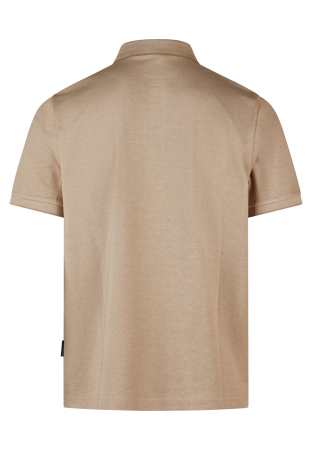 Tricou polo Pique barbati HECHTER bej melanj [1]
