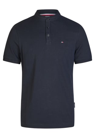 tricouri dupa stil - Tricou polo bumbac organic Pique guler tunica barbati HECHTER bleumarin
