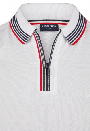 Tricou polo Pique 74020-151915 10 alb L [2]