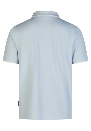 Tricou polo fermoar bumbac/modal Pique barbati HECHTER bleu [1]