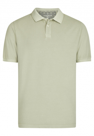 tricouri polo - Tricou polo bumbac barbati DANIEL HECHTER Pique vernil