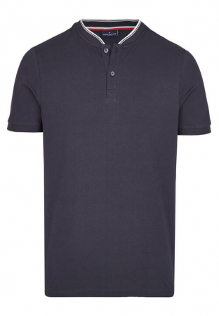 tricouri polo - Tricou hinley DANIEL HECHTER Pique bleumarin