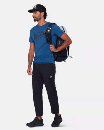 Tricou multisport barbati MAMMUT TROVAT LOGO albastru [4]