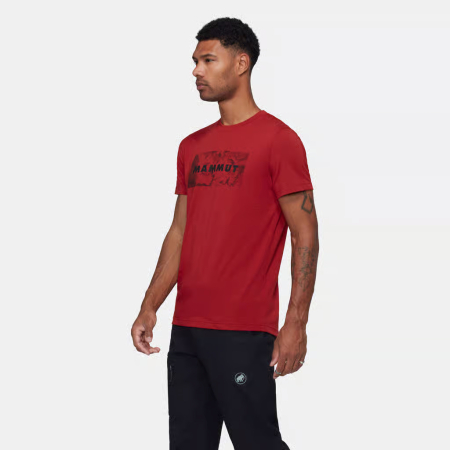 Tricou multisport barbati MAMMUT TROVAT LOGO  rosu [3]