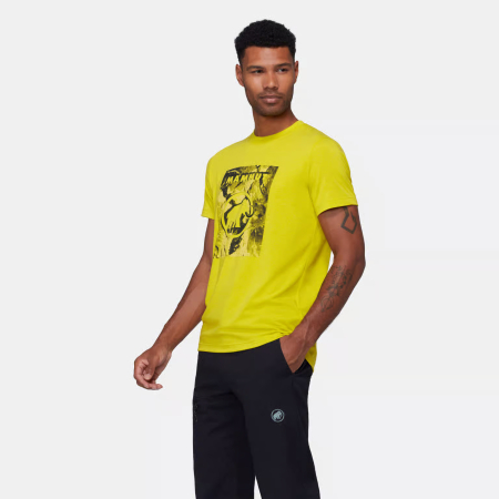 Tricou drumetii barbati MAMMUT TROVAT  galben [3]