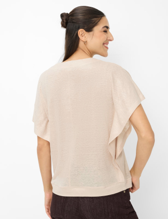 Tricou din in cu anchior femei BRAX CASSIE S bej [2]