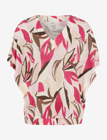 Articole femei - Bluza anchior in femei BRAX CASSIE roz print floral