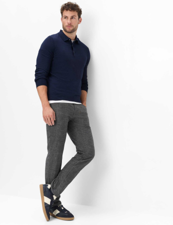 Bluza lana polo barbati BRAX PASCAL bleumarin [2]