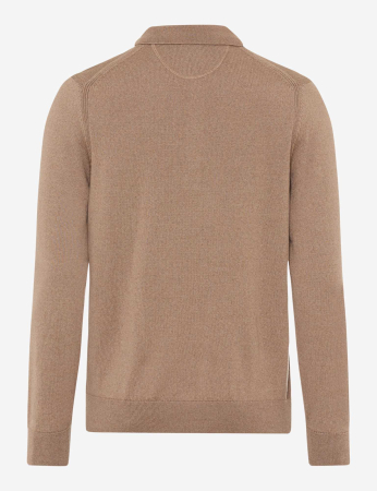Bluza lana polo barbati BRAX PASCAL bej [1]
