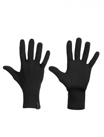 esarfe fulare manusi - Manusi merino unisex ICEBREAKER 200 Oasis Liners negru