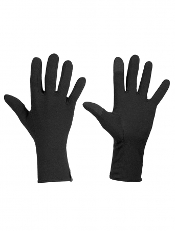 esarfe fulare manusi - Manusi unisex ICEBREAKER 260 Tech Liners negru