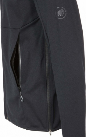 Jacheta softshell drumetie barbati MAMMUT Ultimate V SO negru [2]