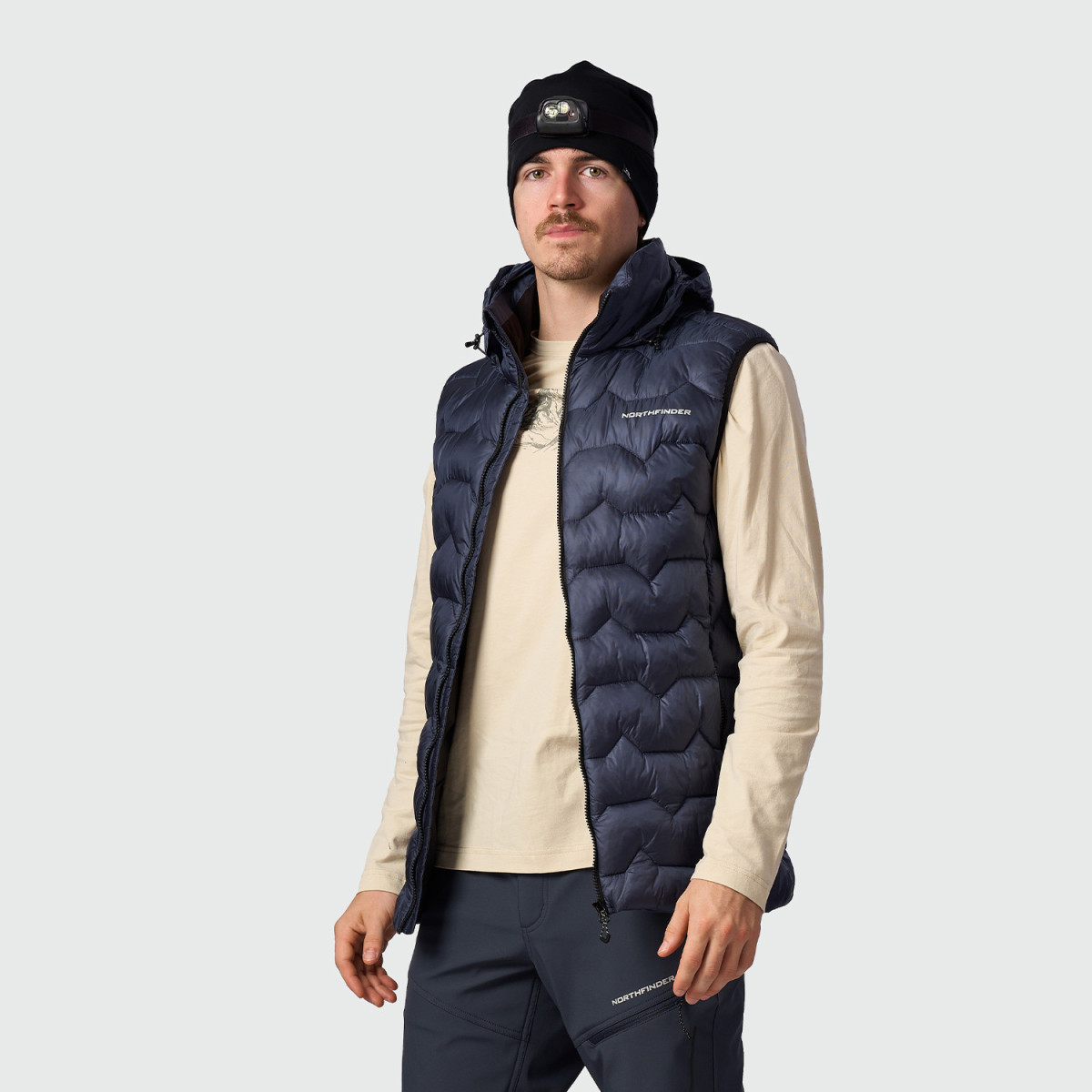Outdoor - Vesta matlasata gluga barbati NORTHFINDER SAALVADO bleumarin