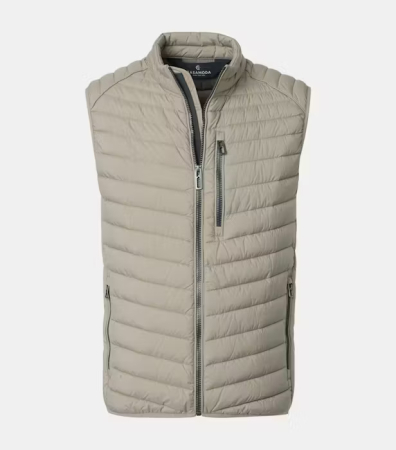 veste outdoor si drumetie - Vesta matlasata outdoor barbati CASA MODA bej