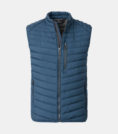 veste outdoor si drumetie - Vesta matlasata outdoor barbati CASA MODA  albastru