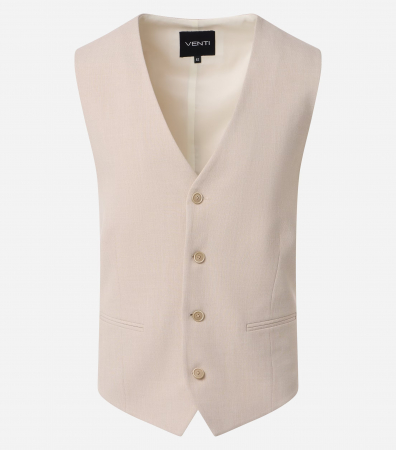 veste stofa - Vesta costum mix&match barbati VENTI bej deschis