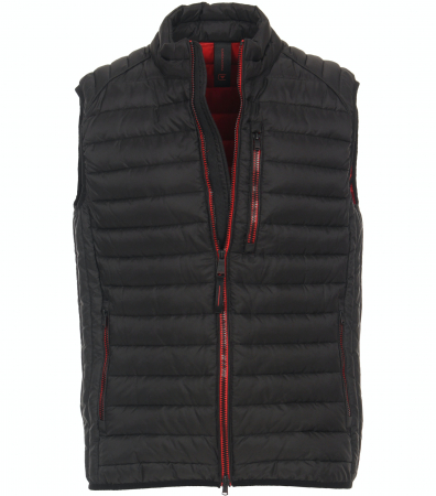veste outdoor si drumetie - Vesta matlasata barbati CASA MODA negru