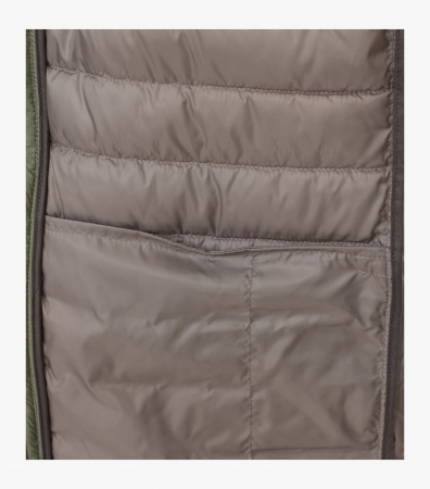 Vesta matlasata fermoar barbati CASA MODA verde deschis [4]