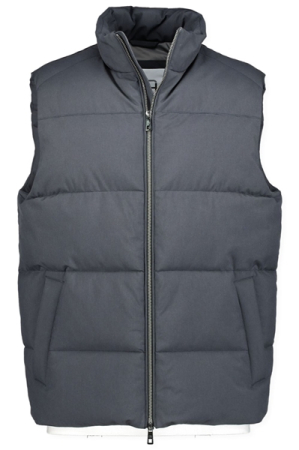 veste outdoor si drumetie - Vesta puf matlasata barbati S4 Varo bleumarin melanj