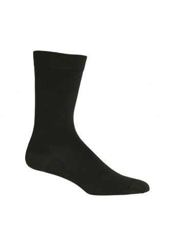 Outdoor - W Lifestyle Fine Gauge Crew KALE/BLACK LXL