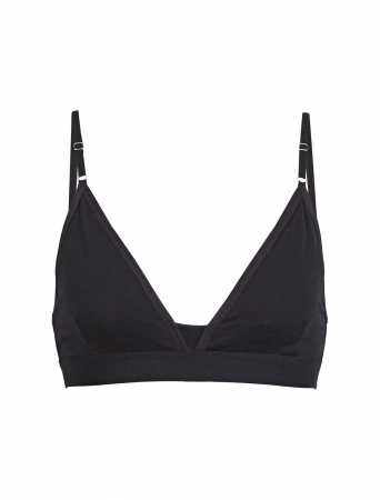 Outdoor - Sutien merino 150 ICEBREAKER Siren Bra negru