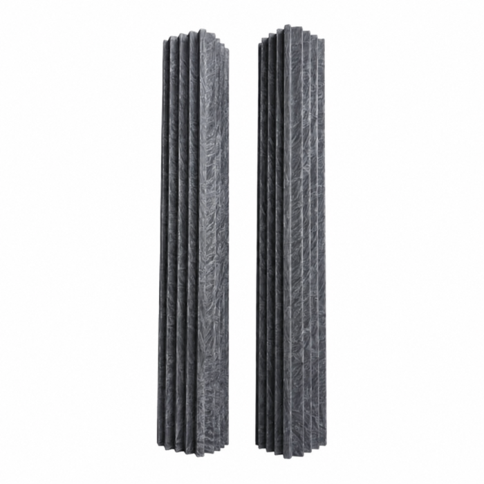 Lumânare ice pătrată – decor elegant pentru nuntă și botez [4]