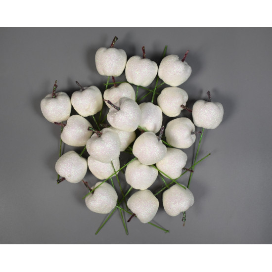 Merisoare festiv alb 3.5cm [1]