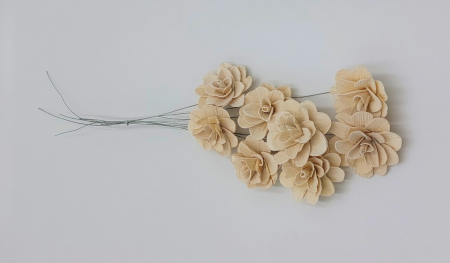 Paste - Acacia - trandafiri din lemn