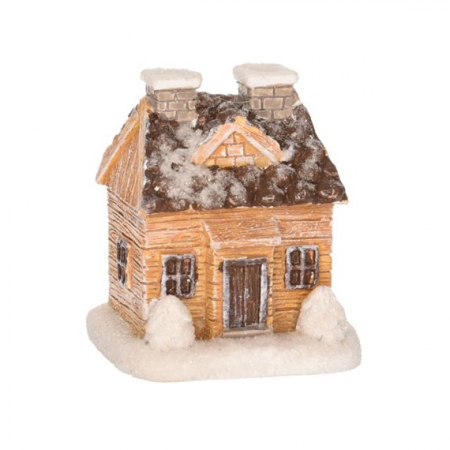 Miniaturi de Craciun - Casuta decor iarna (4,5 x 3,5 x 4,9 cm)