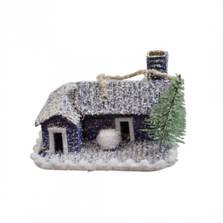 Miniaturi de Craciun - Casute decor iarna