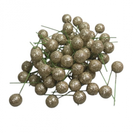 Accesorii Craciun - Cirese festive 2,5 cm