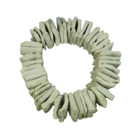 Accesorii - Coronita din felii lemn de mesteacan inalbit