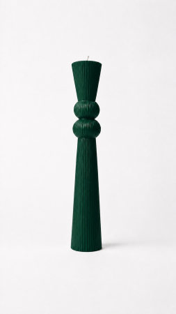 Lumânare clepsidră înaltă – decor elegant pentru nuntă și botez [2]