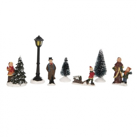 Miniaturi de Craciun - Set figurine de Craciun