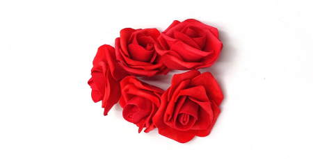 Blancuri & accesorii - Trandafiri simpli polifoam 7cm