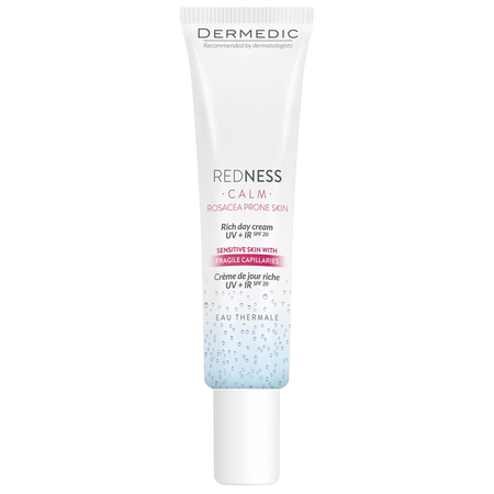 Dermedic - Crema corectoare de zi UV+IR pentru piele cuperozica Redness Calm