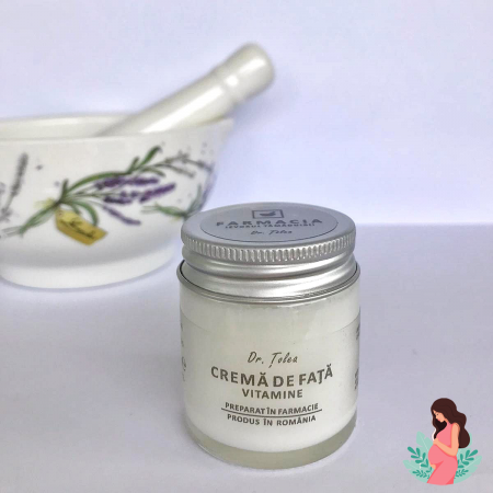 Rutina zi - Crema de fata cu vitamine pentru sarcina si alaptare