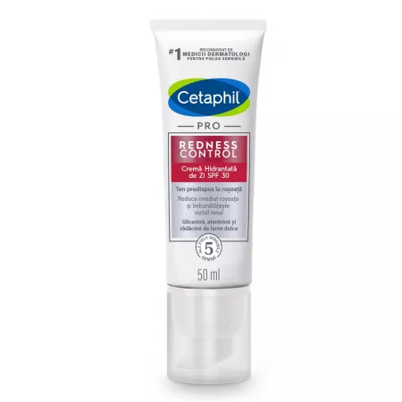 CETAPHIL - Crema hidratanta de zi cu SPF 30 Redness Control PRO, 50 ml, Cetaphil