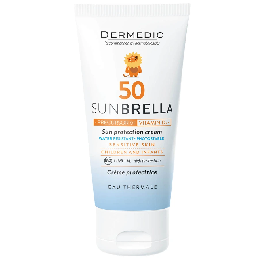 Dermedic - Crema pentru protectie solara SPF 50+ Sunbrella Baby pentru piele sensibila