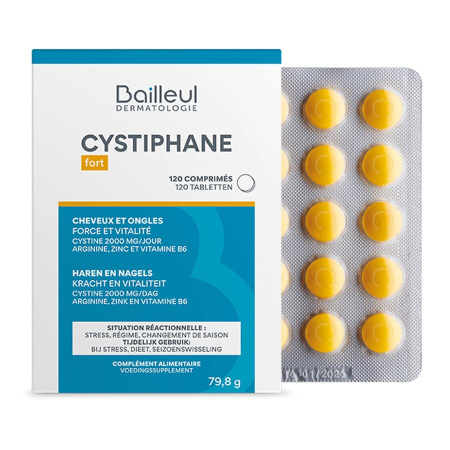 Cystiphane, 120 comprimate - pentru pǎr şi unghii, Bailleul [1]