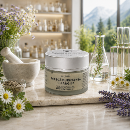 PREPARATE FARMACEUTICE - Masca Purifianta cu argile