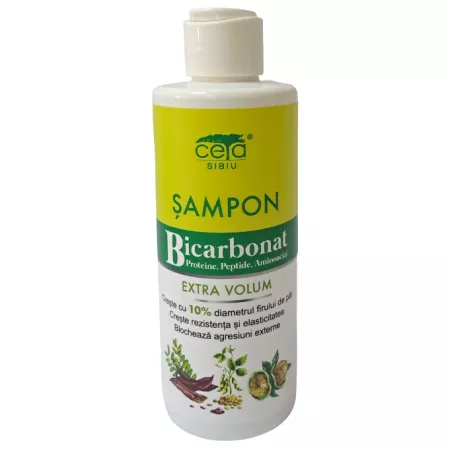Ceta Sibiu - Sampon pentru Extra Volum cu Bicarbonat, 200ml, Ceta Sibiu