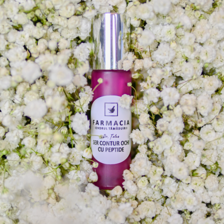 Preparate vegane - Ser contur de ochi cu peptide si acid hialuronic