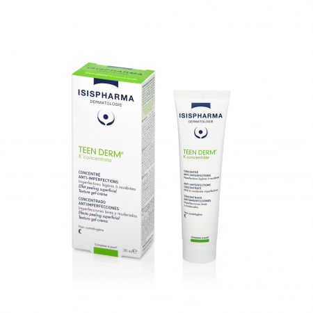 Isispharma - Teen Derm K concentrate - Gel-crema concentrat pentru ten acneic