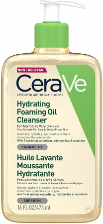 CeraVe - Ulei spumant de curatare cu efect hidratant (Hydrating Foaming Oil Cleanser)