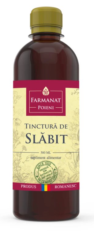 1. Tinctura, de slabit, 500ml