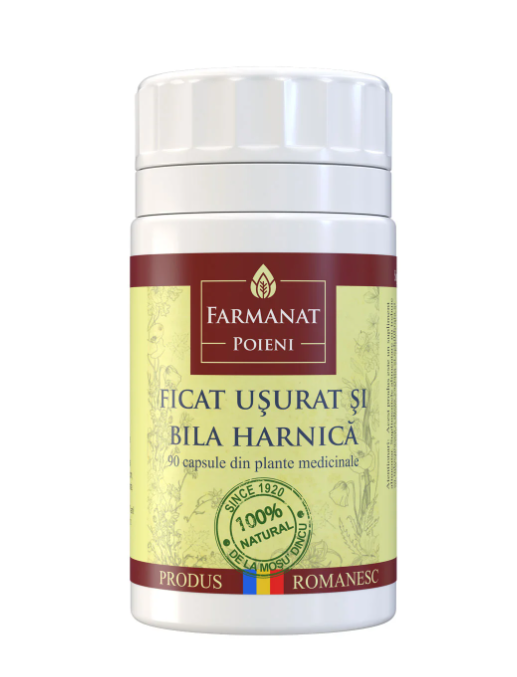 4 Capsule medicinale, ficat usurat si bila harnica, afectiuni hepato-biliare 90 buc.png