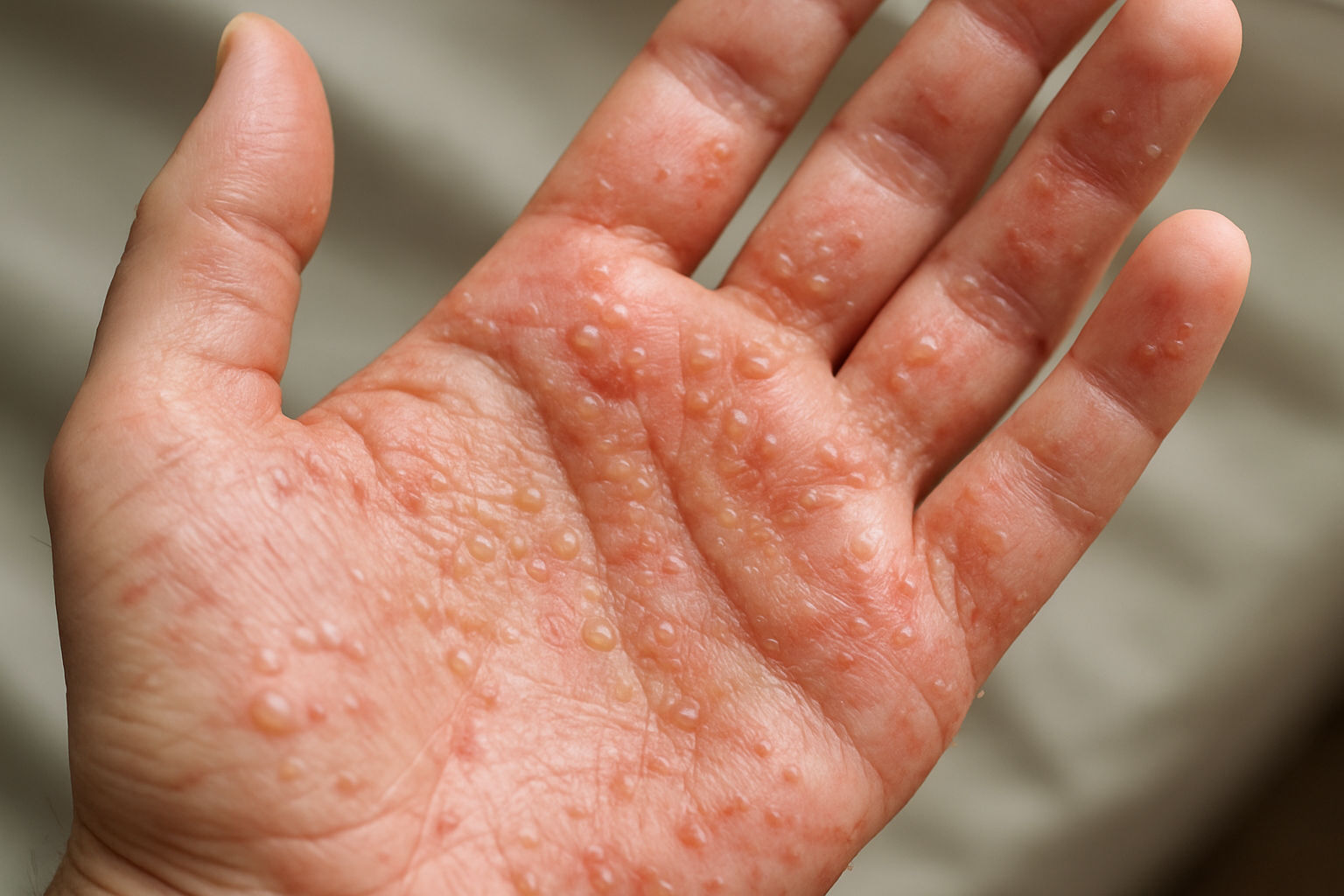 Eczema dishidrotică