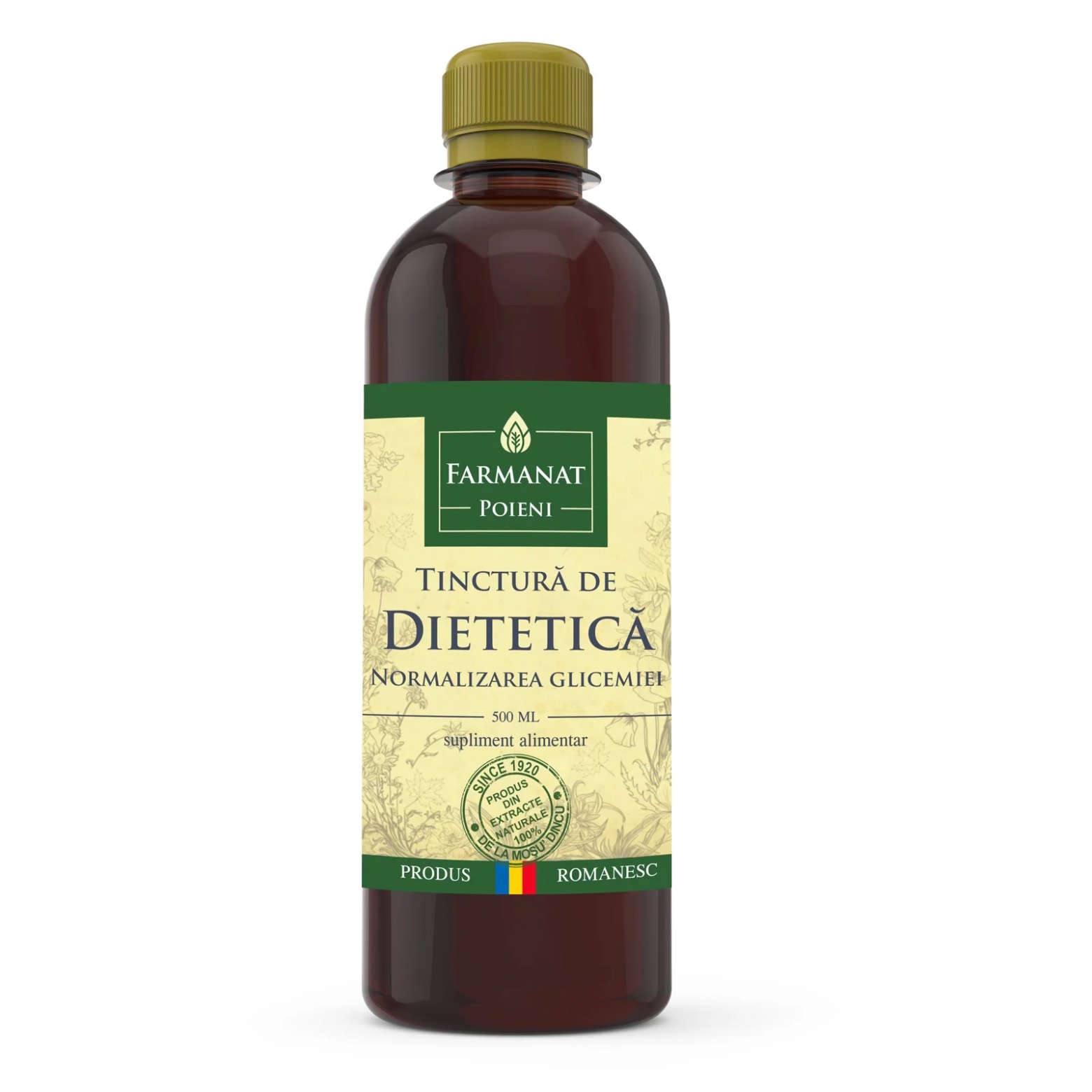 4. Tinctura, dietetica - normalizarea glicemiei, impotriva diabetului, 500ml