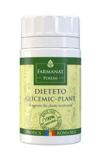 7 Capsule medicinale, dieteto-glicemic plant, stabilizarea glicemiei 90 buc
